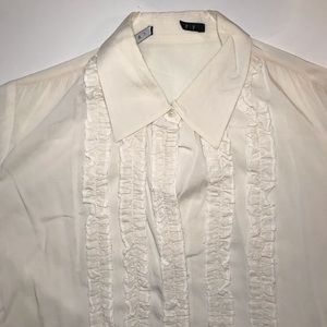 Theory button down blouse